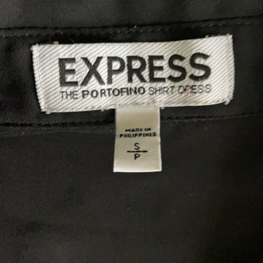 Express dress shirt dress black size small - Picture 2 of 8